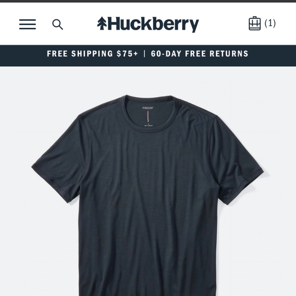 New in packaging Proof 72 hour Merino tee Men’s L